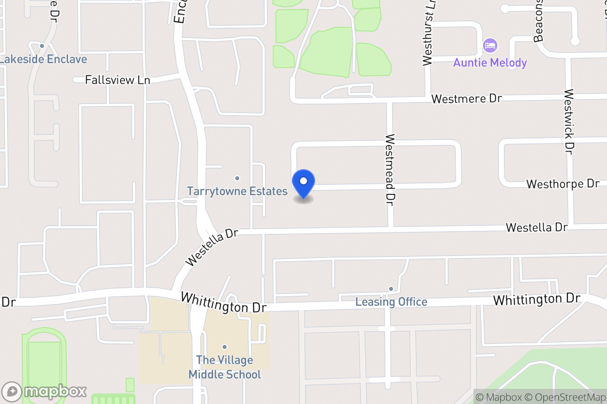 Map of 12935 Westhorpe Dr, Houston
