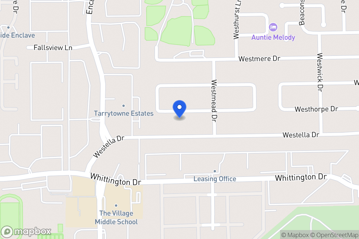 Map of 12923 Westhorpe Dr, Houston