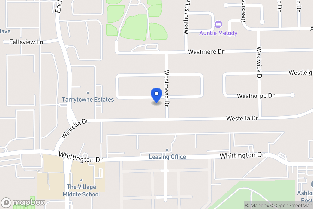 Map of 12907 Westhorpe Dr, Houston