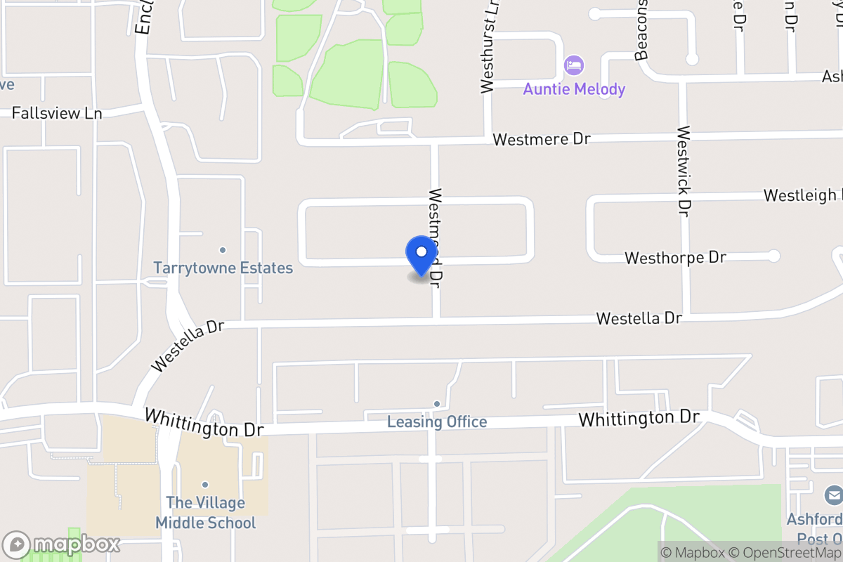 Map of 12903 Westhorpe Dr, Houston