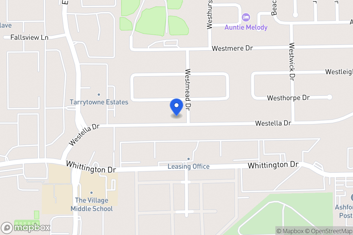 Map of 12906 Westella Dr, Houston