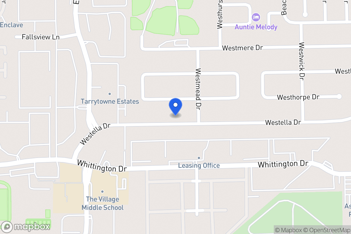 Map of 12914 Westella Dr, Houston