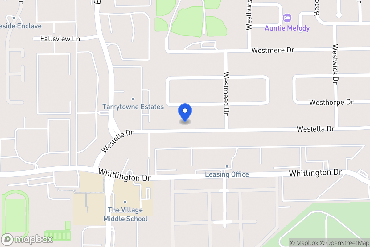 Map of 12926 Westella Dr, Houston