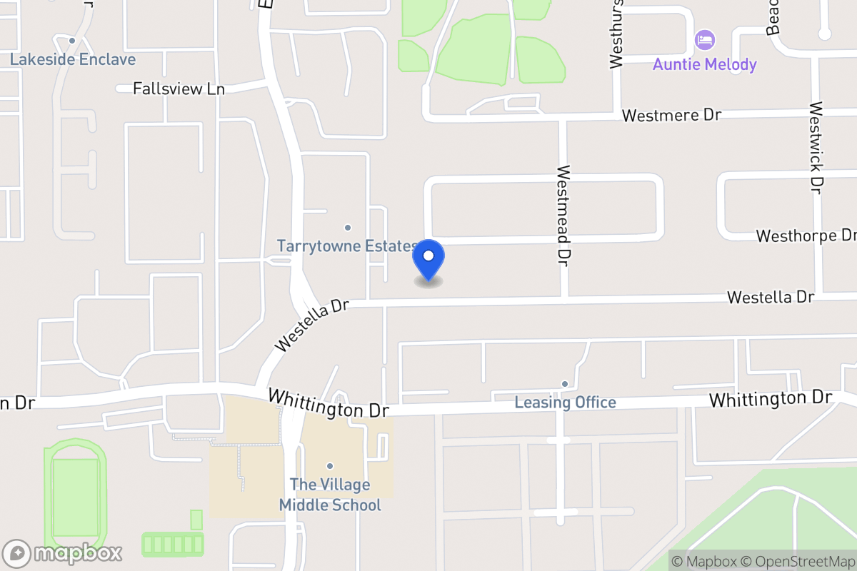 Map of 12938 Westella Dr, Houston