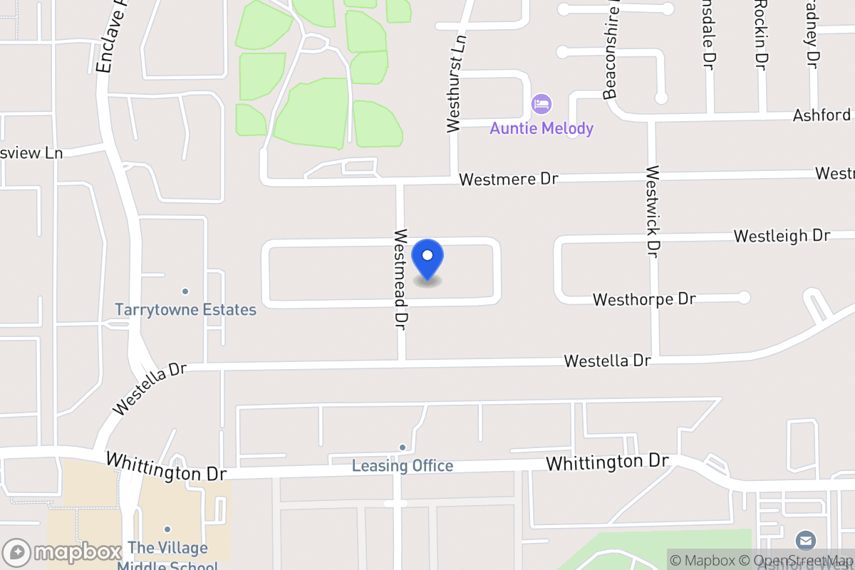 Map of 12866 Westhorpe Dr, Houston