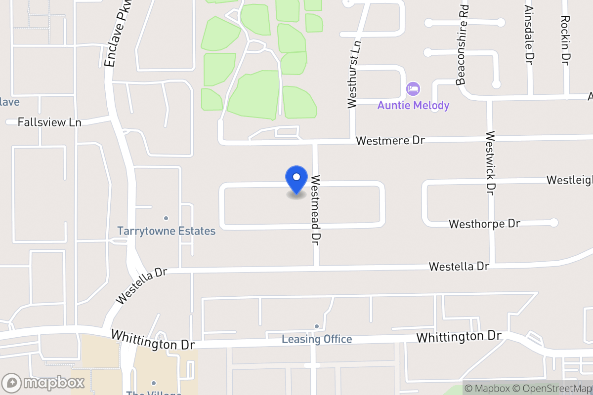 Map of 12907 Westleigh Dr, Houston
