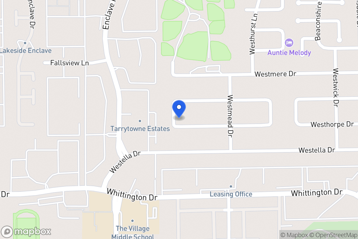 Map of 12934 Westhorpe Dr, Houston