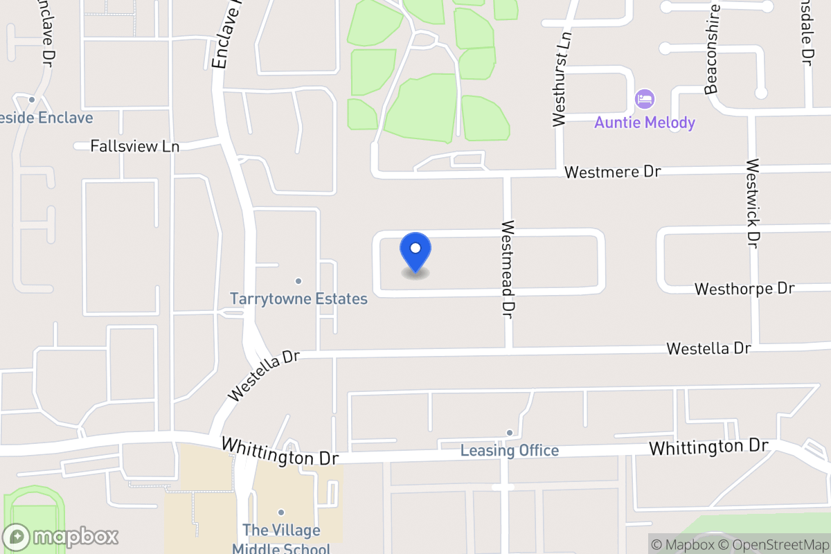 Map of 12926 Westhorpe Dr, Houston