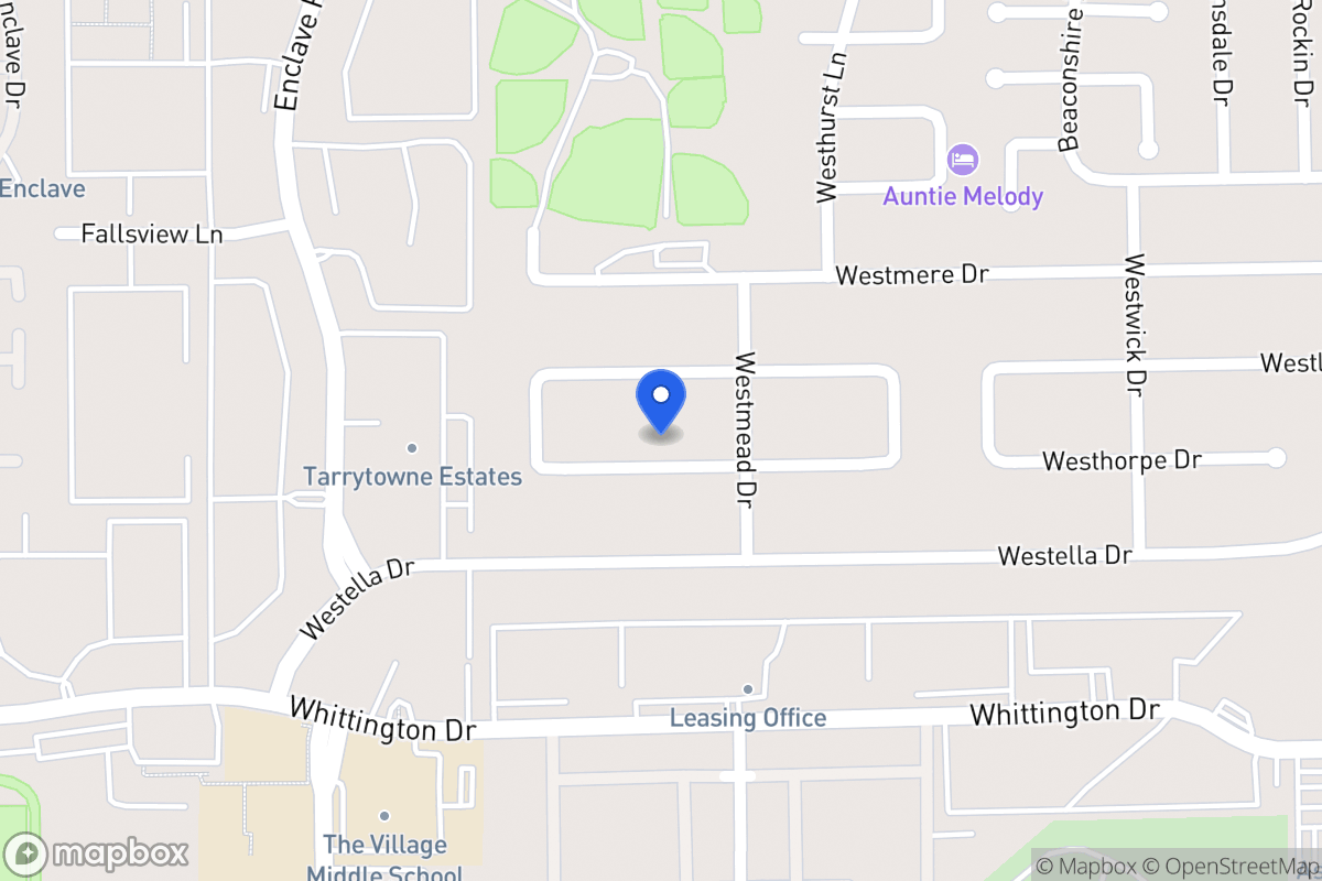 Map of 12914 Westhorpe Dr, Houston