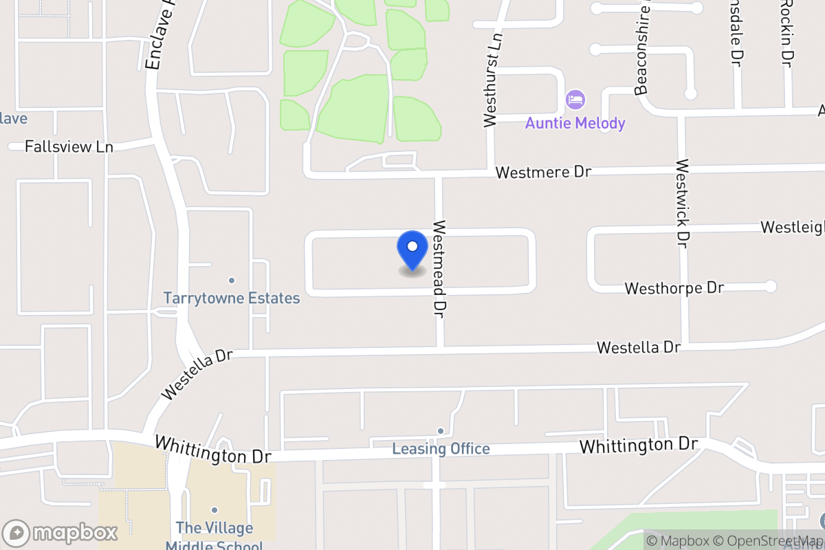 Map of 12906 Westhorpe Dr, Houston
