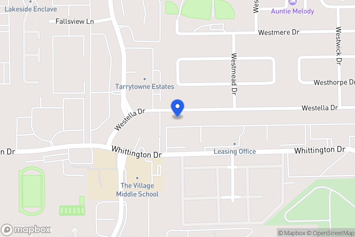 Map of 12939 Westella Dr, Houston