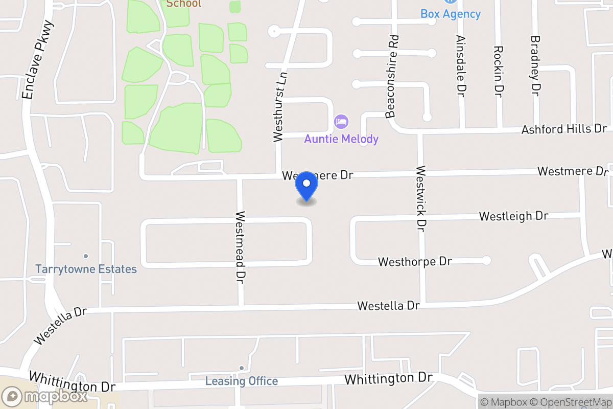 Map of 12854 Westleigh Dr, Houston