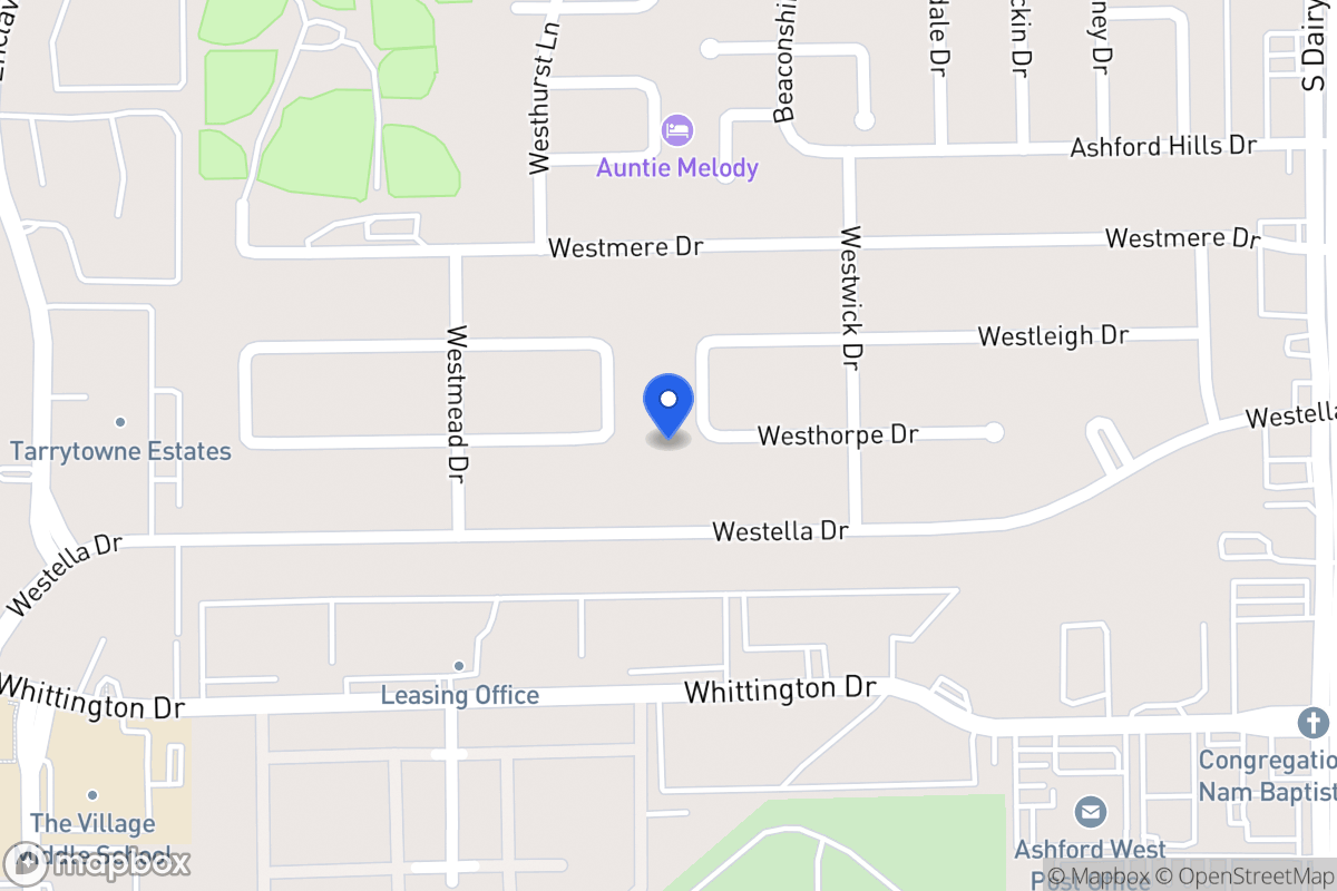 Map of 12835 Westhorpe Dr, Houston