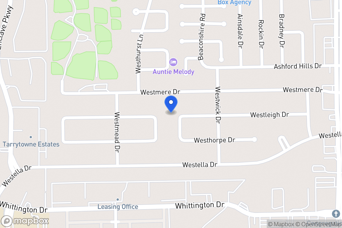 Map of 12828 Westleigh Dr, Houston
