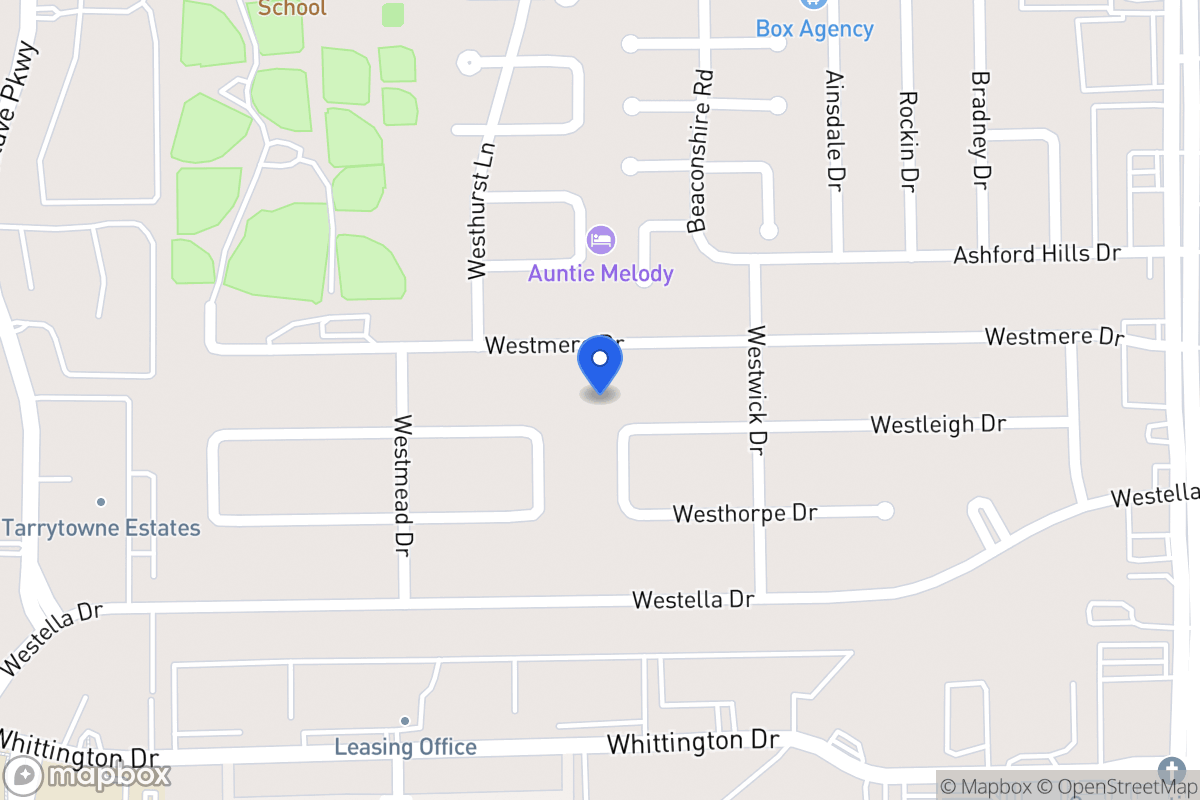 Map of 12826 Westleigh Dr, Houston