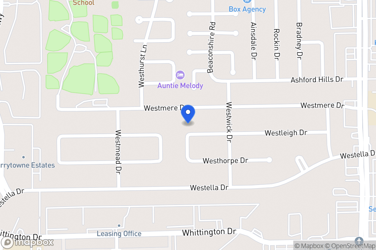 Map of 12824 Westleigh Dr, Houston