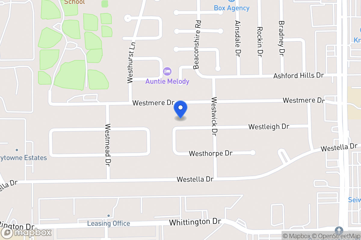 Map of 12822 Westleigh Dr, Houston