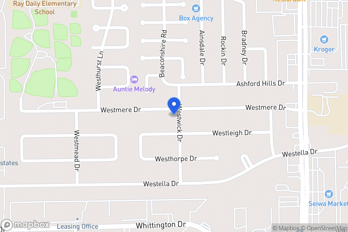 Map of 12803 Westmere Dr, Houston