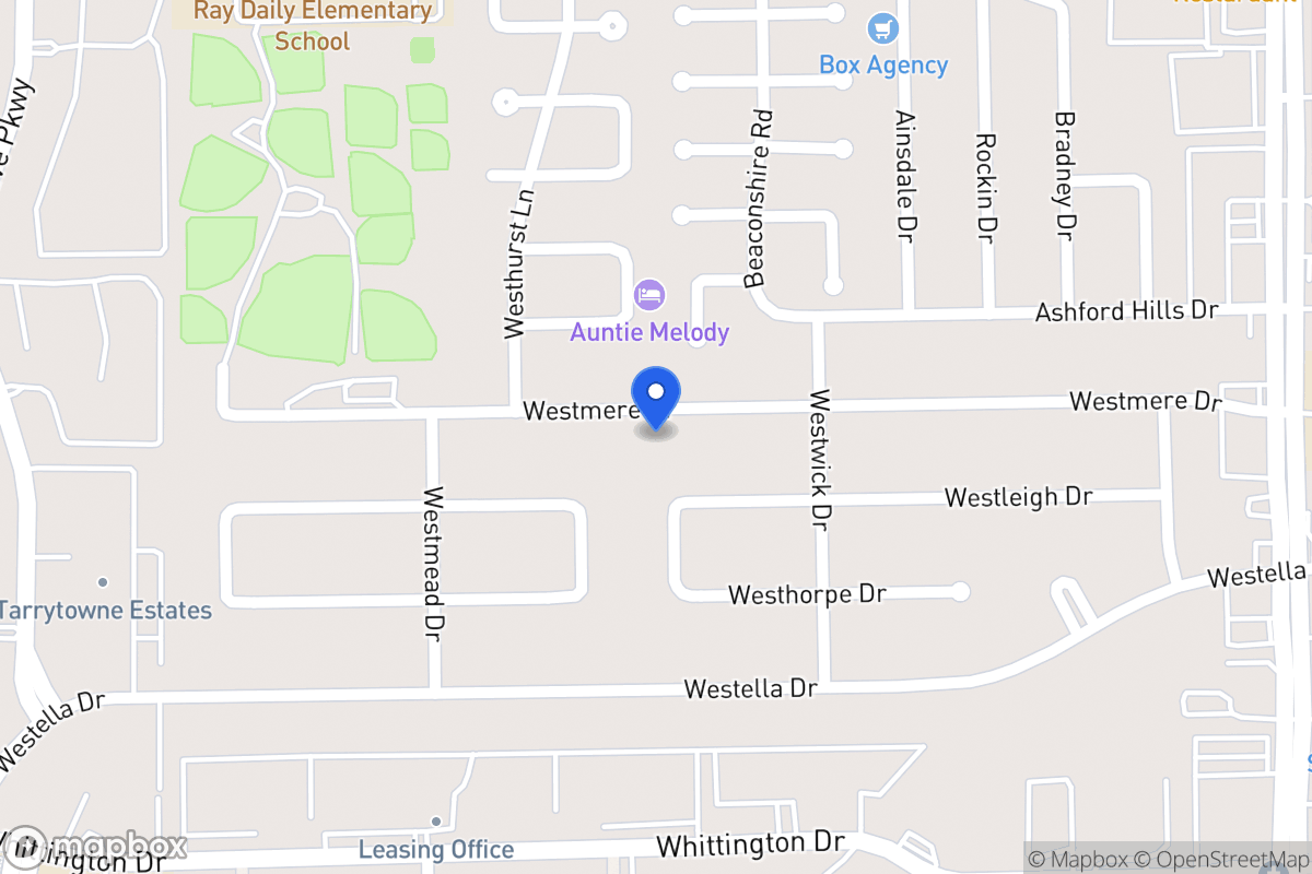 Map of 12831 Westmere Dr, Houston