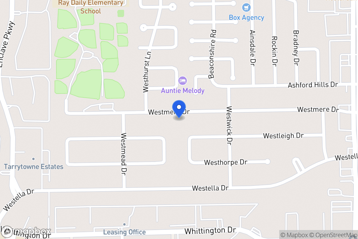 Map of 12835 Westmere Dr, Houston