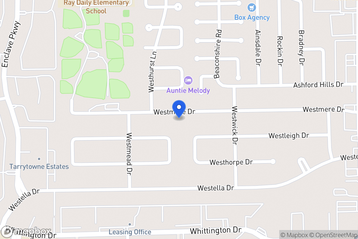 Map of 12839 Westmere Dr, Houston