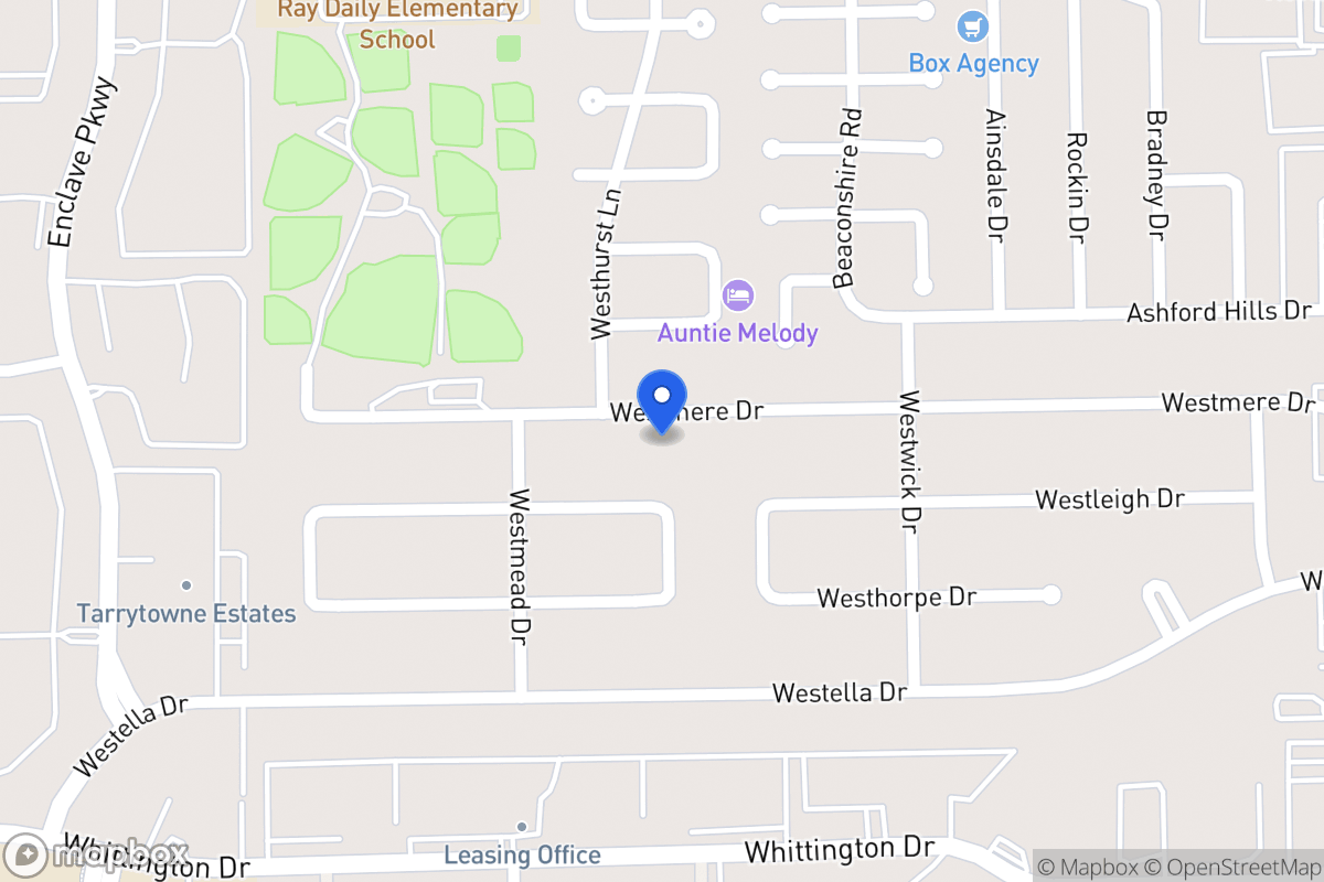 Map of 12847 Westmere Dr, Houston
