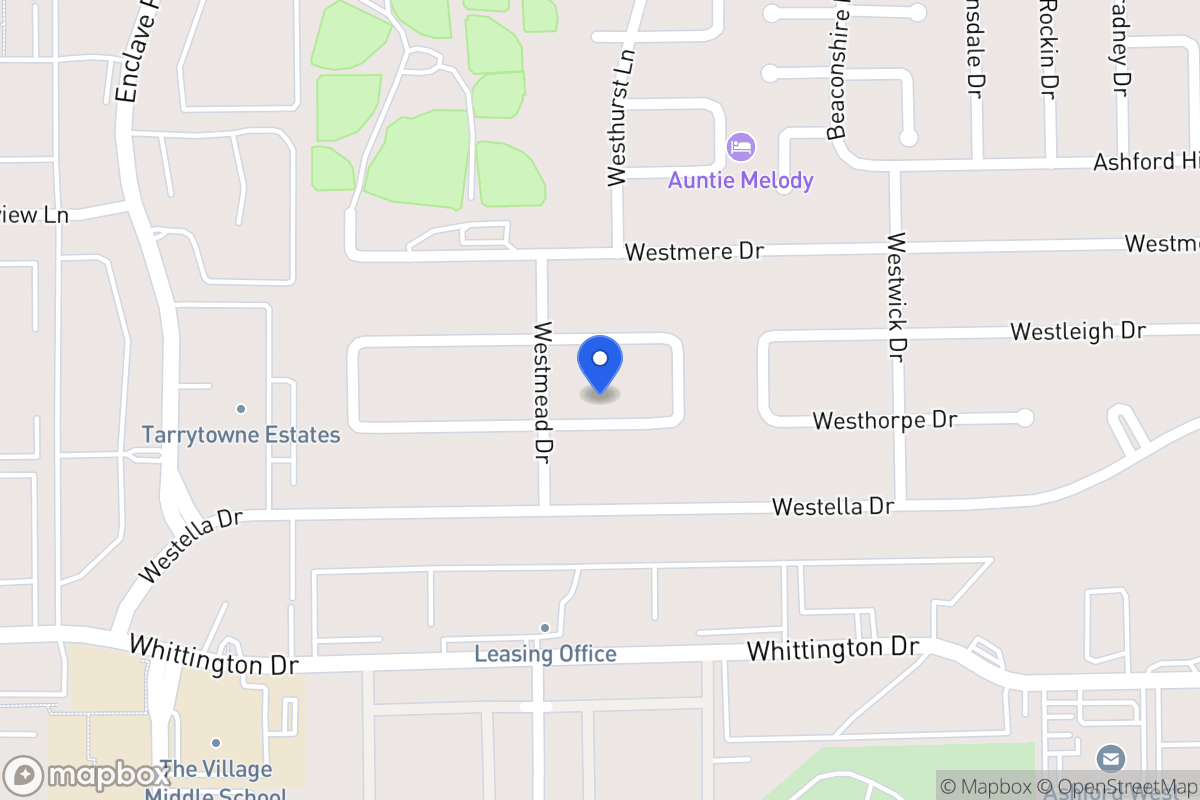 Map of 12862 Westhorpe Dr, Houston