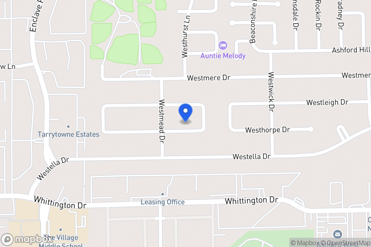 Map of 12858 Westhorpe Dr, Houston