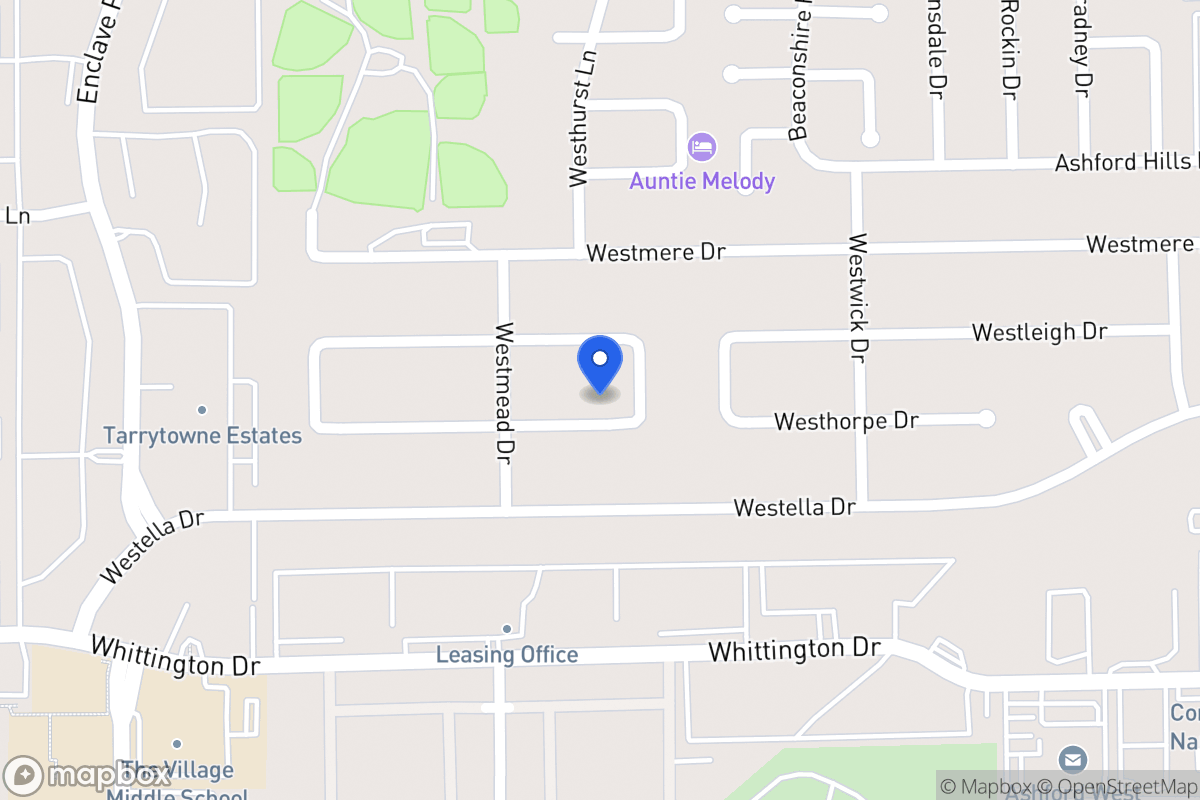 Map of 12854 Westhorpe Dr, Houston