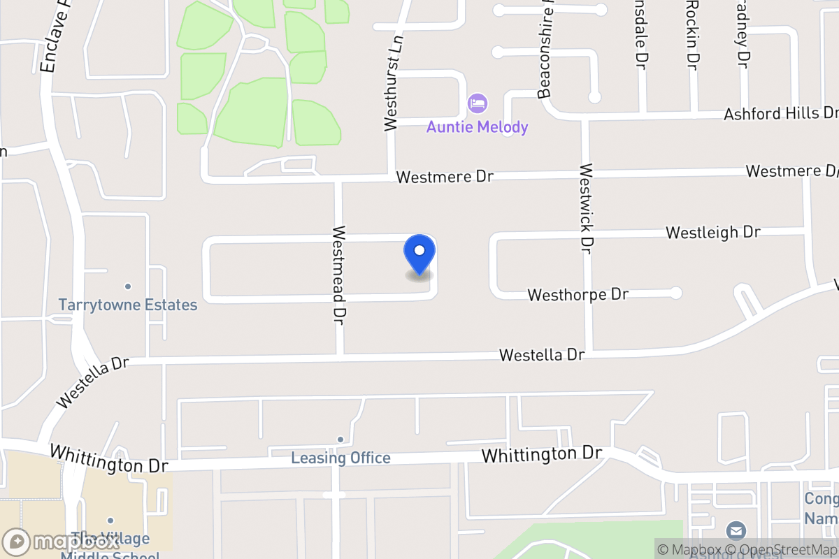 Map of 12850 Westhorpe Dr, Houston