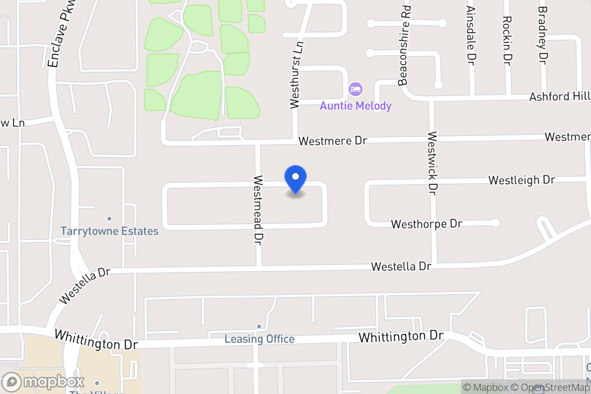 Map of 12859 Westleigh Dr, Houston