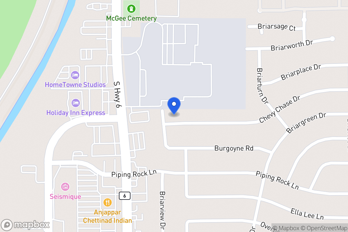 Map of 14406 Chevy Chase Dr, Houston