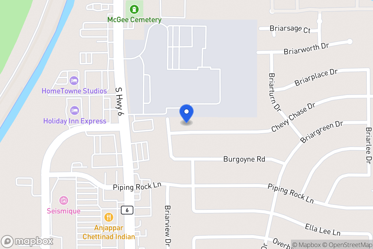 Map of 14402 Chevy Chase Dr, Houston