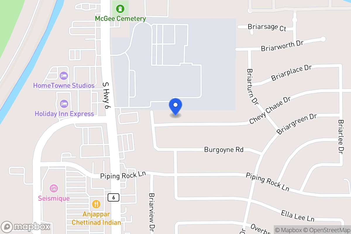 Map of 14326 Chevy Chase Dr, Houston