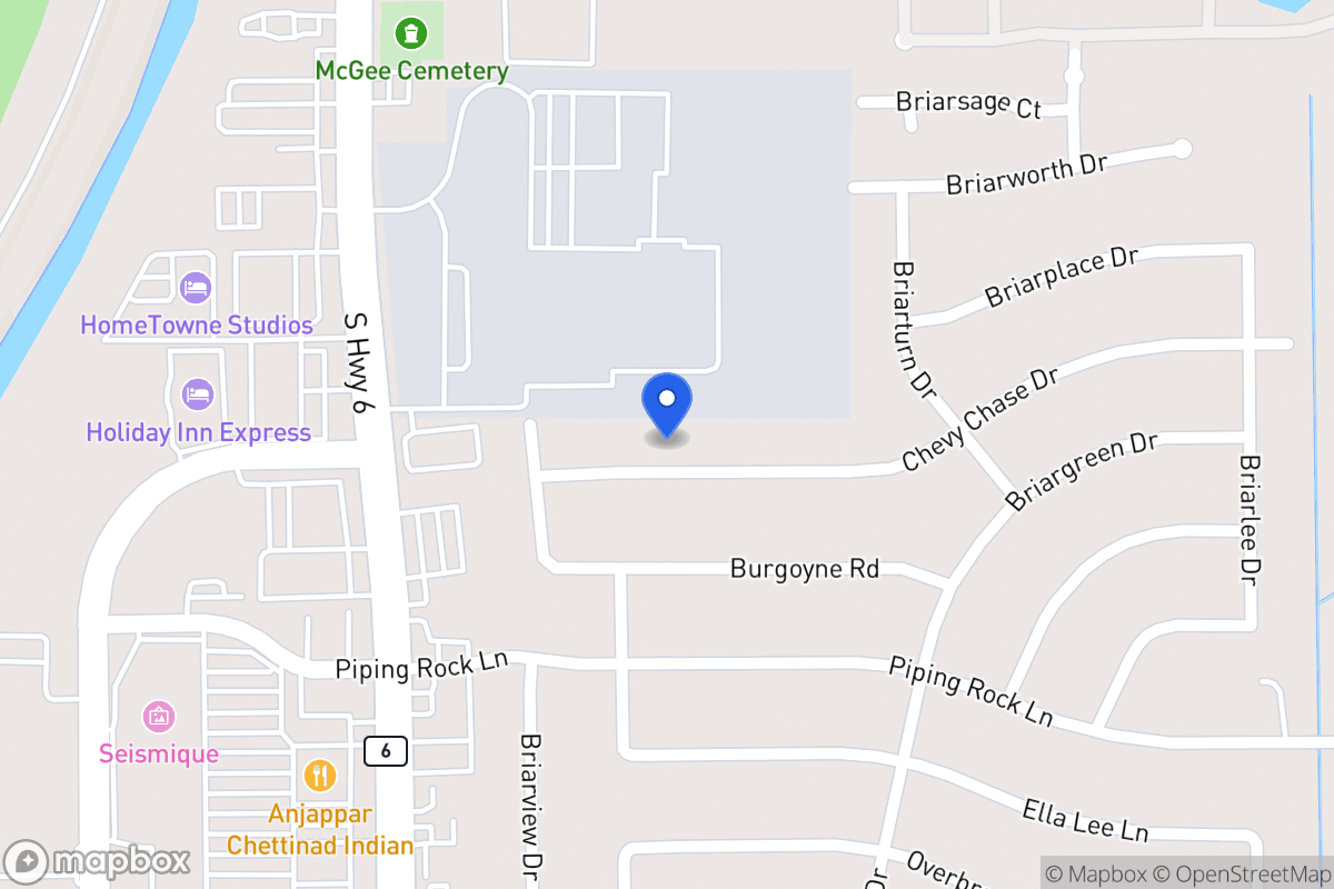 Map of 14318 Chevy Chase Dr, Houston