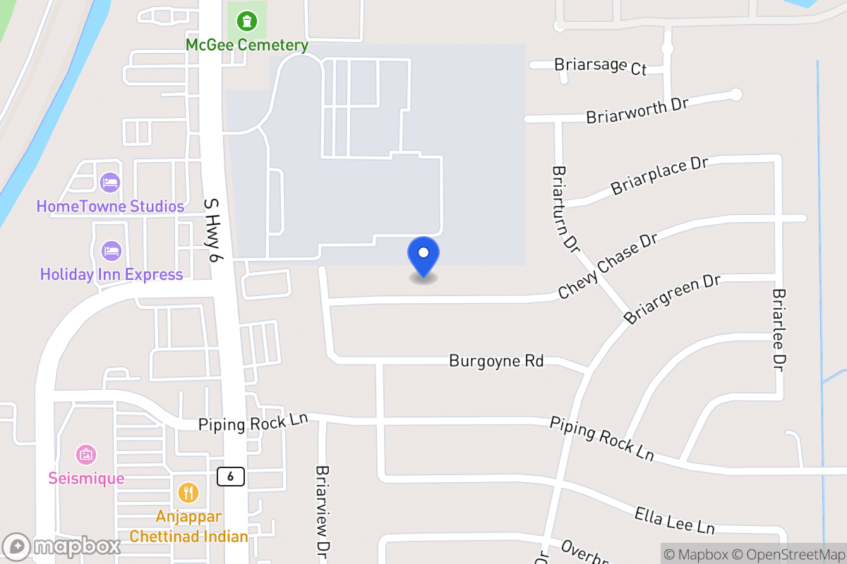 Map of 14314 Chevy Chase Dr, Houston
