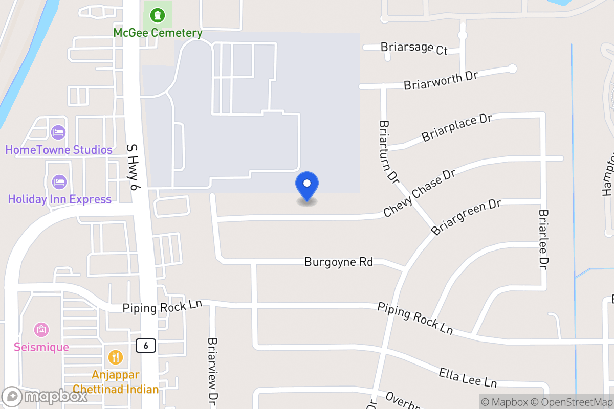 Map of 14306 Chevy Chase Dr, Houston