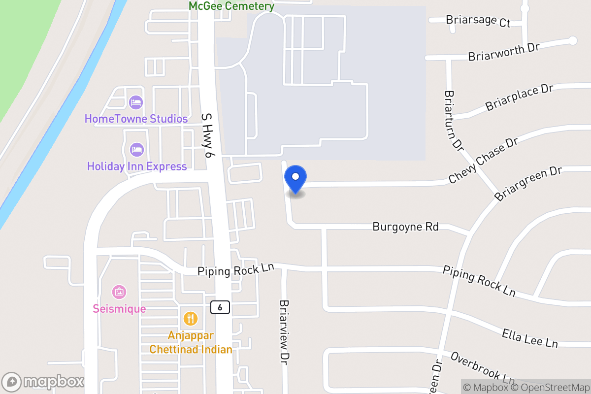 Map of 14411 Chevy Chase Dr, Houston