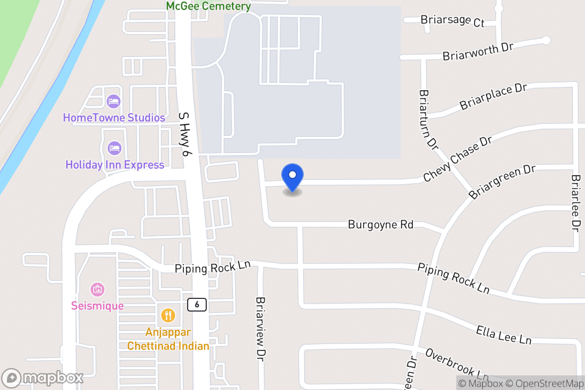 Map of 14403 Chevy Chase Dr, Houston