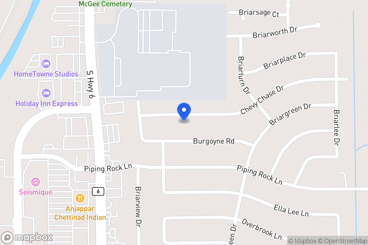 Map of 14311 Chevy Chase Dr, Houston