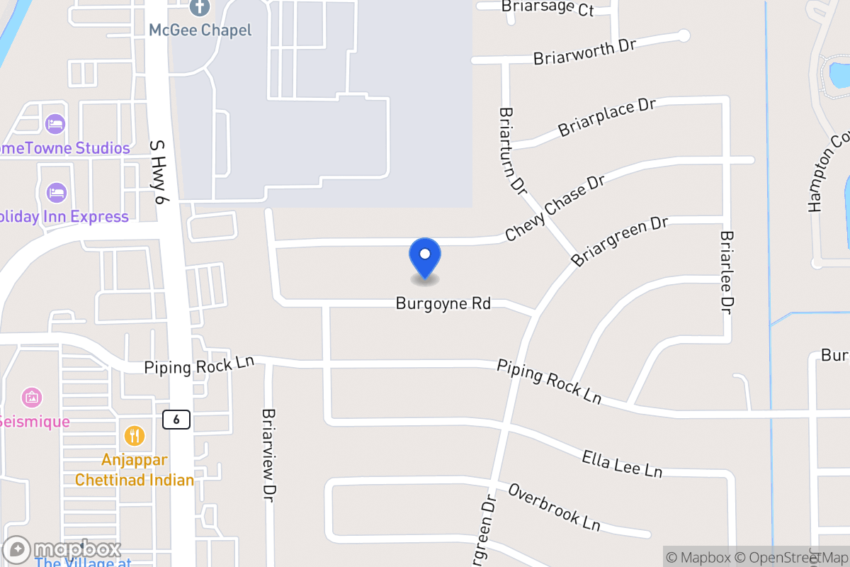 Map of 14226 Burgoyne Rd, Houston