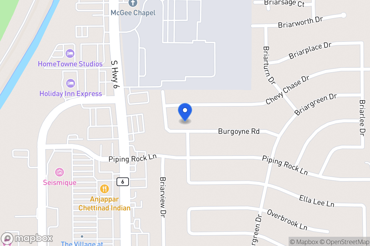 Map of 14326 Burgoyne Rd, Houston