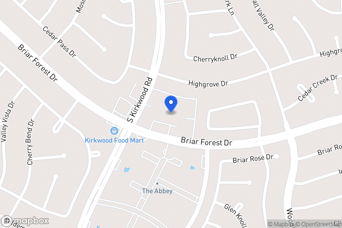 Map of 11710 Briar Forest Dr, Houston
