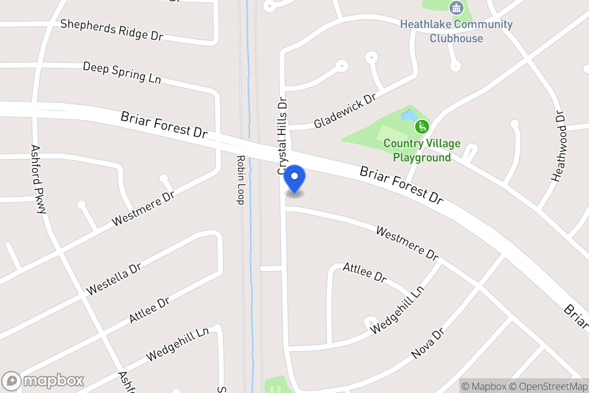 Map of 12230 Westmere Dr, Houston