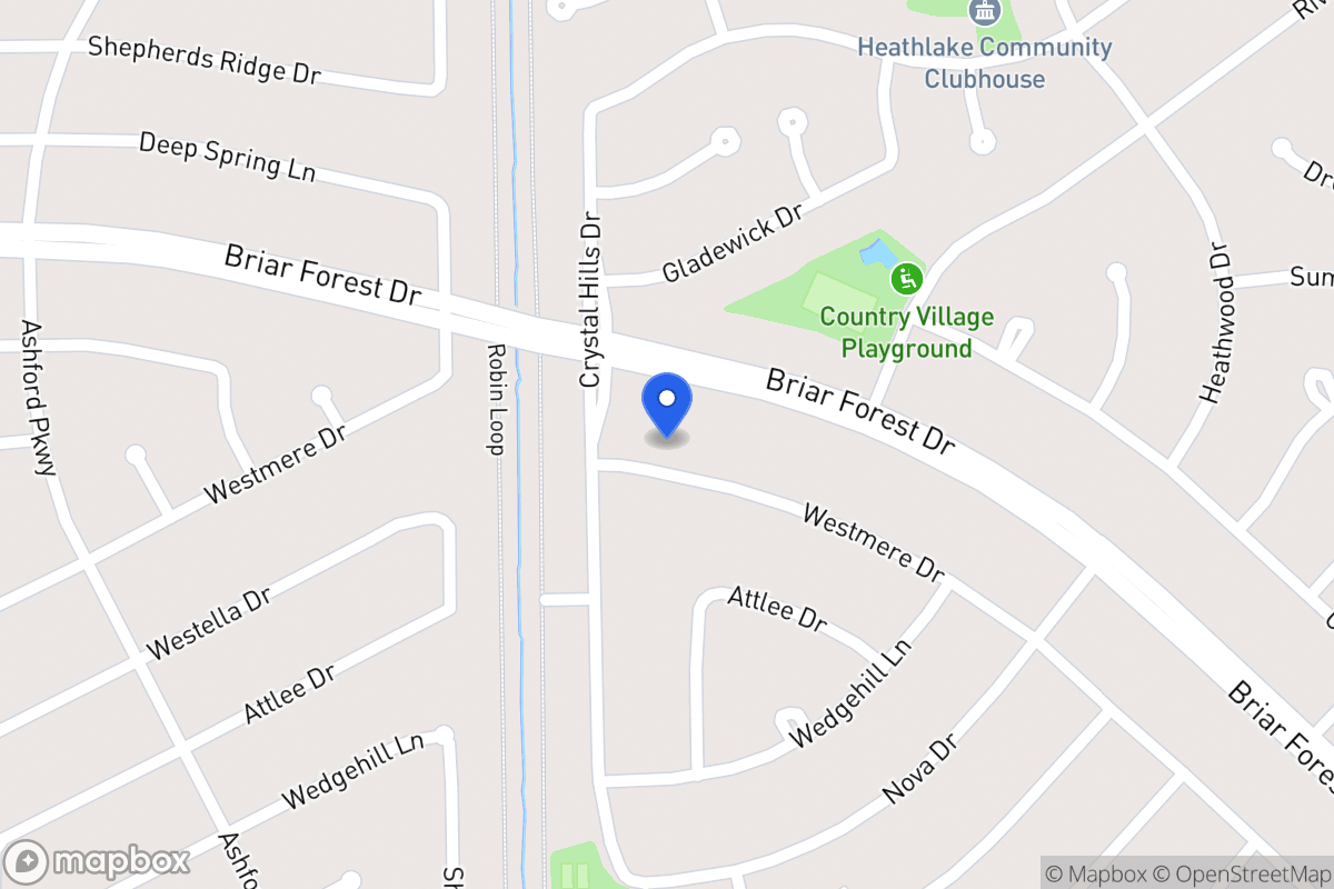 Map of 12222 Westmere Dr, Houston