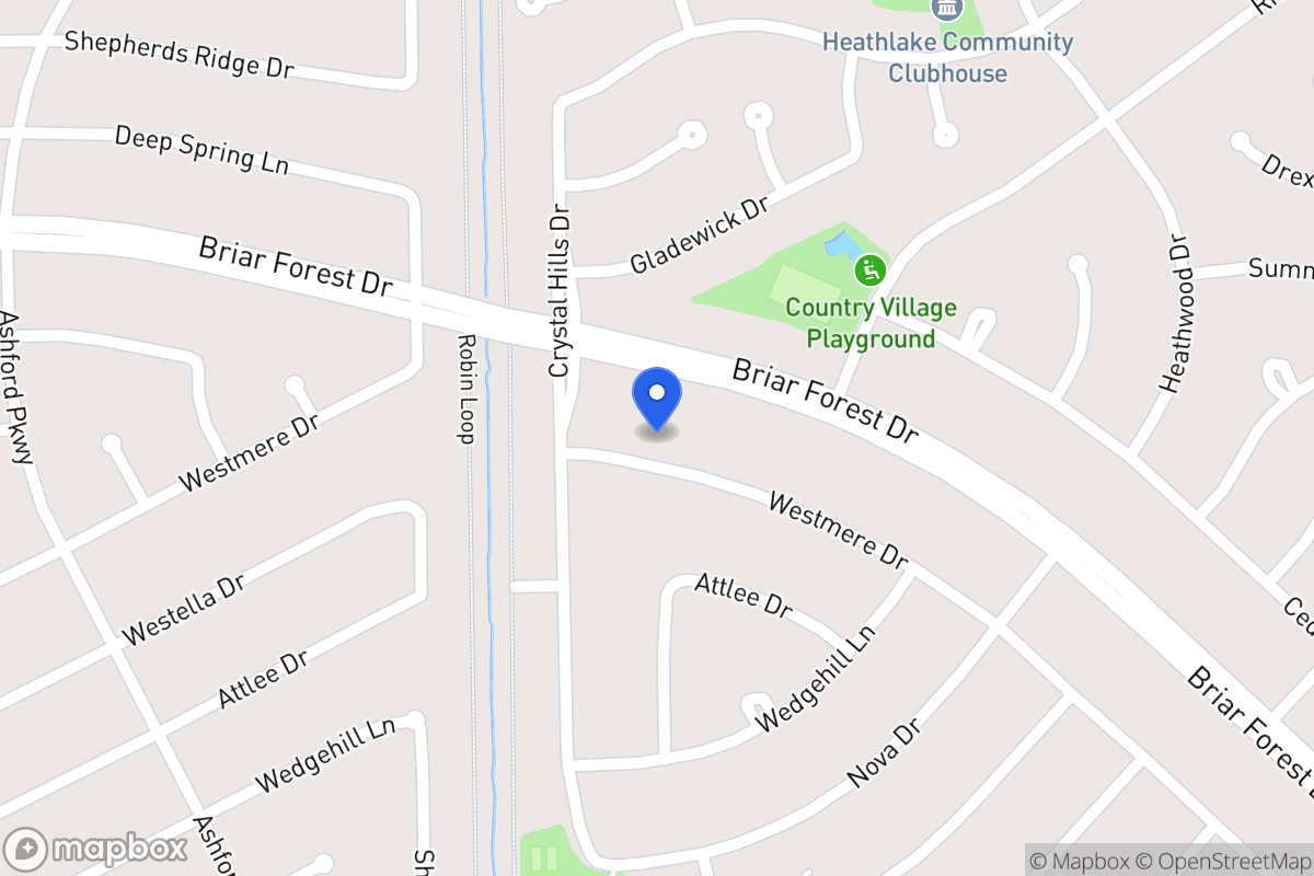 Map of 12218 Westmere Dr, Houston