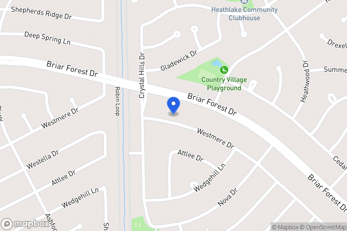 Map of 12214 Westmere Dr, Houston
