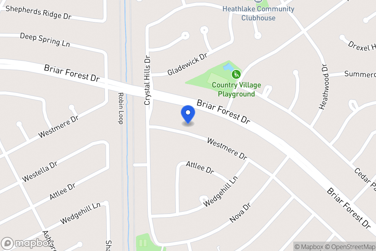Map of 12210 Westmere Dr, Houston