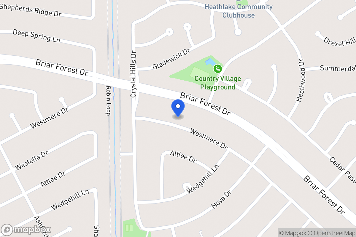 Map of 12206 Westmere Dr, Houston