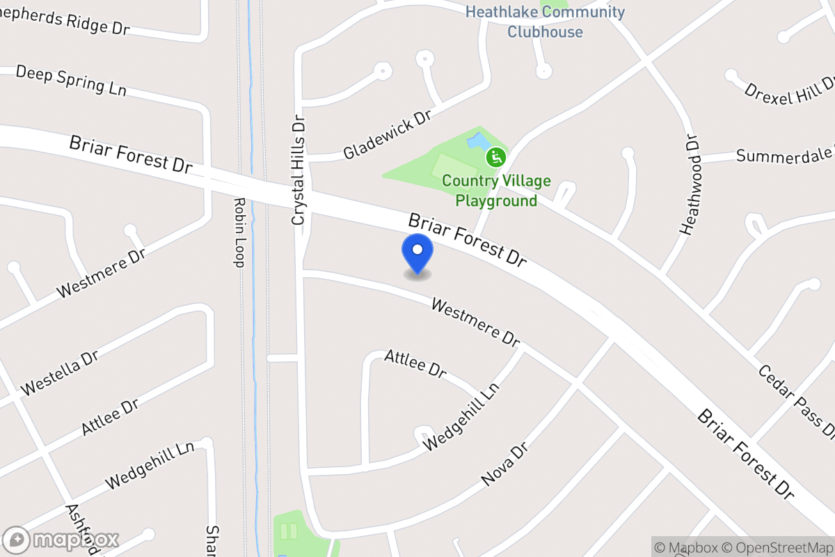 Map of 12202 Westmere Dr, Houston